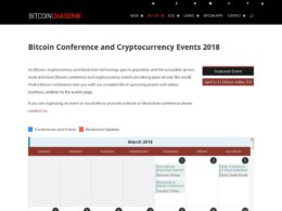 Bitcoin Conference and Cryptocurrency Events