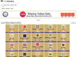 Coin Schedule