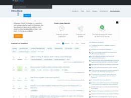 Ethereum Stack Exchange
